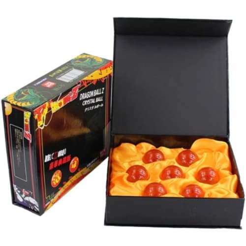 

Dragon Ball (DRAGON BALL) Shenron Summoning Crystal Dragon Ball Set of 7, 4.3cm Crystal, Resin, Glass Ball, Transparent Dragon Ball, Cosplay Prop with