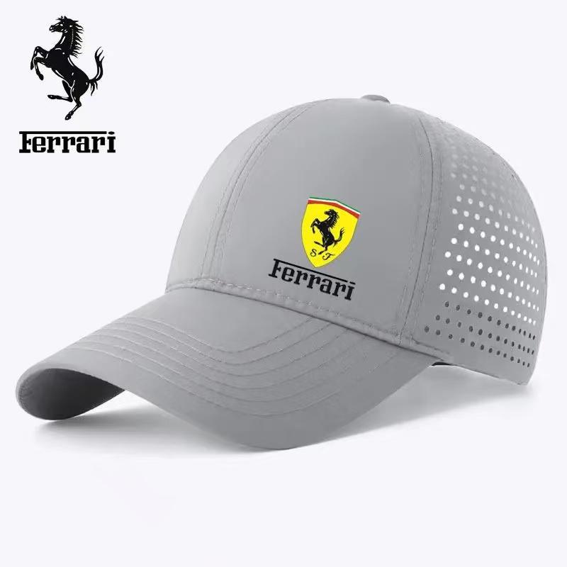 F1 Rennkappe Schnelltrocknende Baseballkappe Outdoor Sonnenschutz Atmungsaktive Netzkappe Für Ferrari SP1 812 F40 F12TDF SF90 Zubehör