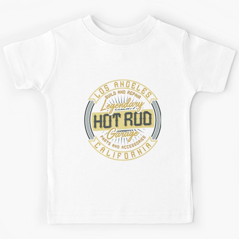 Vintage Muscle Car Rod Hot Racing Drag Kids T-Shirt 100