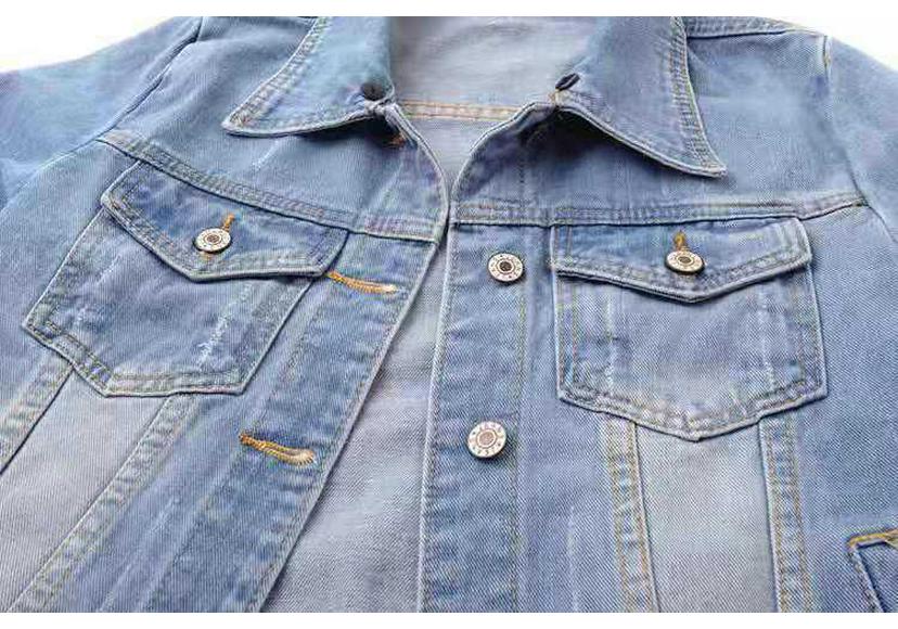 Spring/Summer 2026 Women's Cropped Denim Jacket - Fashionable, Slimming, Versatile Top