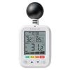 King Jim Heat Index Meter, Black Globe Type, White, WBGT, Compliant with Japanese Industrial Standards (JIS), for Outdoor and Indoor Use, Heatstroke