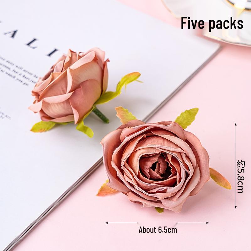 Valentine's Day Celebrity Bouquet: Fresh Flowers, Cake Decoration, Tissue & Transparent Wrapping Paper.