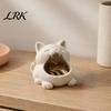 Gift Key Box Storage Box, Big-Mouthed Cat Design Holder, Large Niche Style Container Opening Organizer for Keys Jewelry Small Items Personal Use