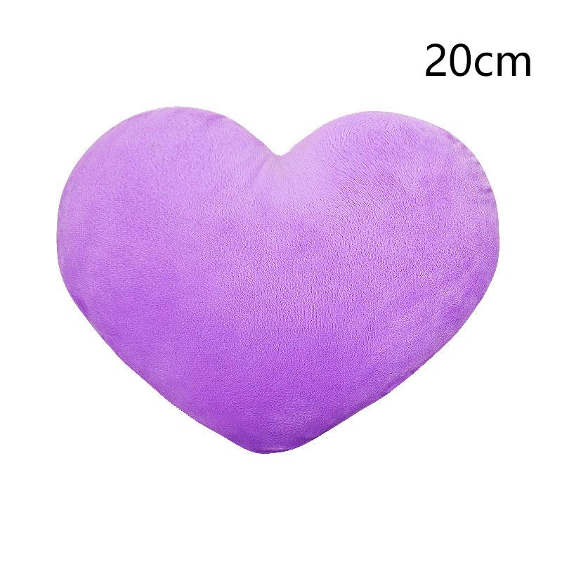 20/30Cm Heart Plush Toys Soft Cute Fuzzy Throw Pillow Toy Lovely Gift For Birthday Valentines Day Soft Stuffed Pillow