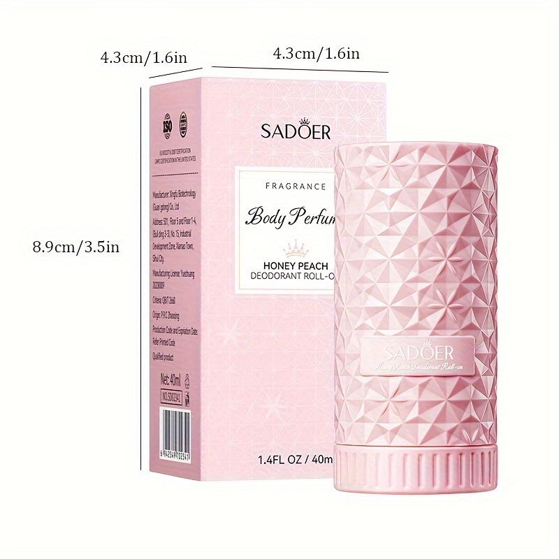 SADORER Adult Honey Peach Body Perfume Beads - Deodorizing & Long-Lasting Fragrance, Summer Underarm Deodorization, Odor Control for Men & Women