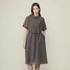 Belted SHeer H Line Dress B6m5o638
