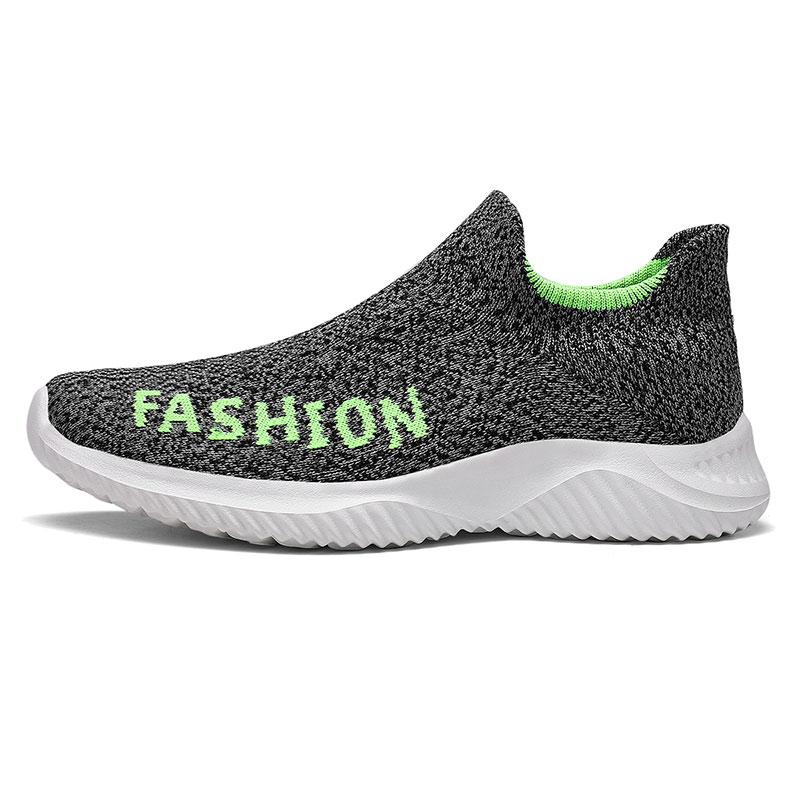 Fashion New large size flying woven men's shoes outdoor sports leisure comfortable breathable lightweight non-slip men's sports shoes