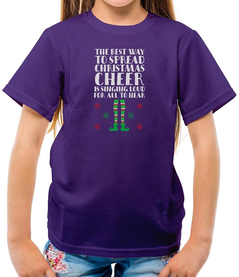 

Spread Christmas Cheer, For All To Hear - Kids T-Shirt - Xmas Funny Festive 100