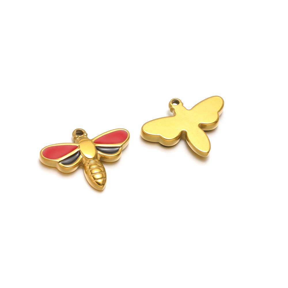 5pcs Stainless Steel Enamel Tortoise Gold Charms Exquisite Turtle Pendant DIY Jewelry Necklace Findings Bracelet Earrings Making