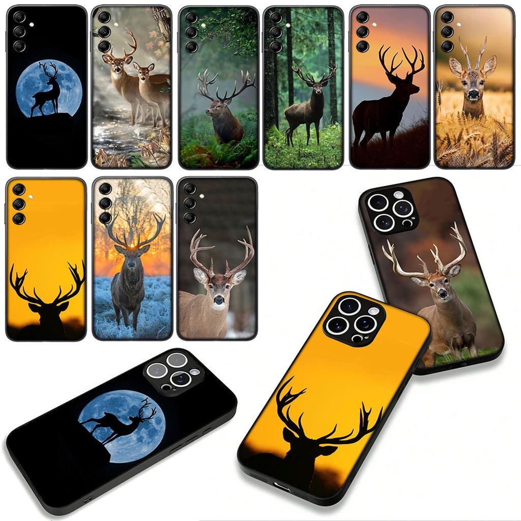 Phone Cover Deer Hunting Buck for Motorola Moto G04 G13 G14 G22 G23 G20 G32 G34 G35 G64 G82 G84 G53 G60 G72 E14 E15 E13 Case