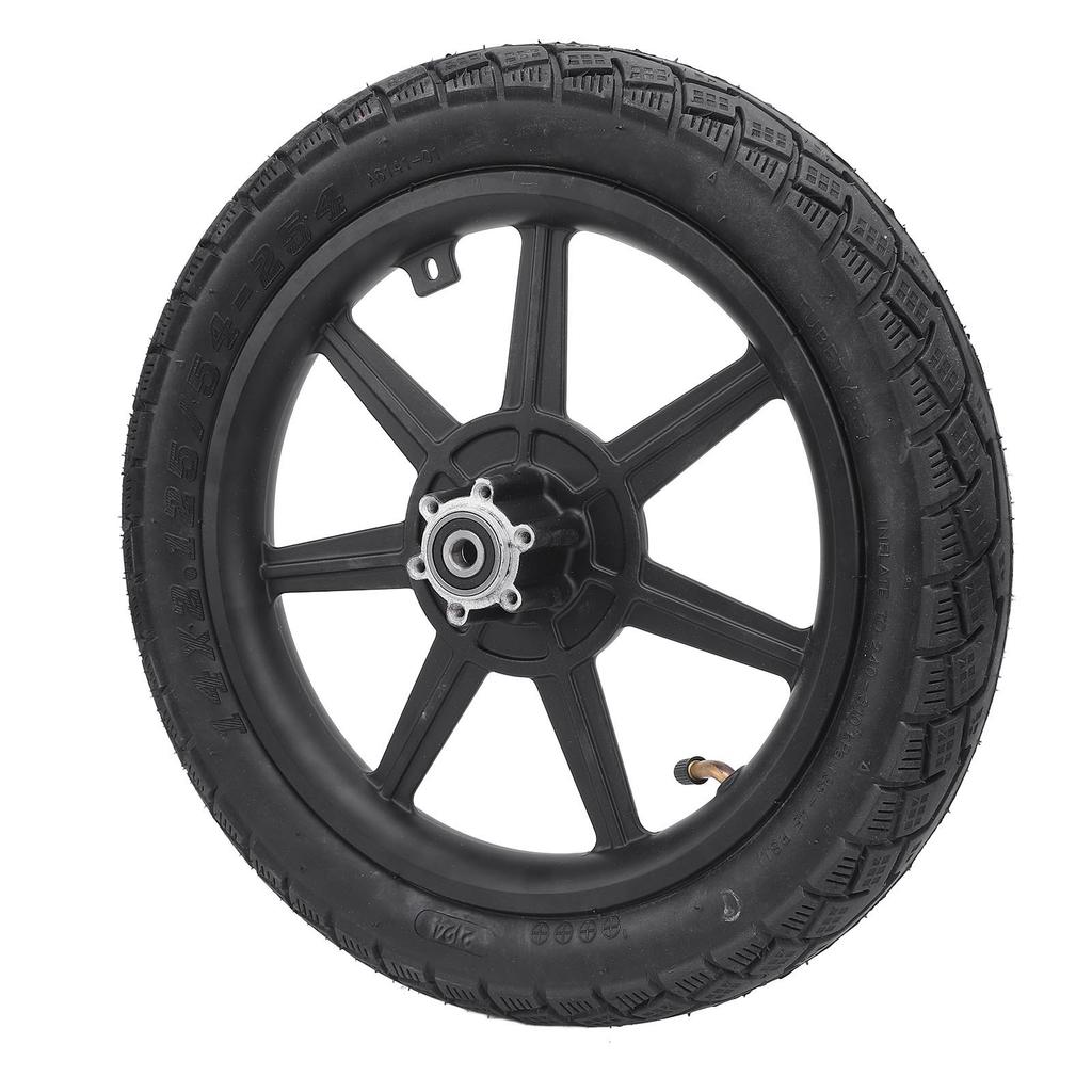 14 X 2.125 54 254 Wheel Rim Tires Rubber with Inner Tube Electric Bike Tyre for Electric Scooter Bicycle Tricycle