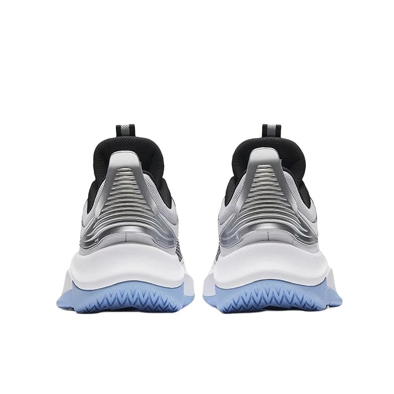 Anta Comfortable Fashionable Non-Slip Durable Low-Top Kids Basketball Shoes Kids Sneakers White Black Silver 312511111