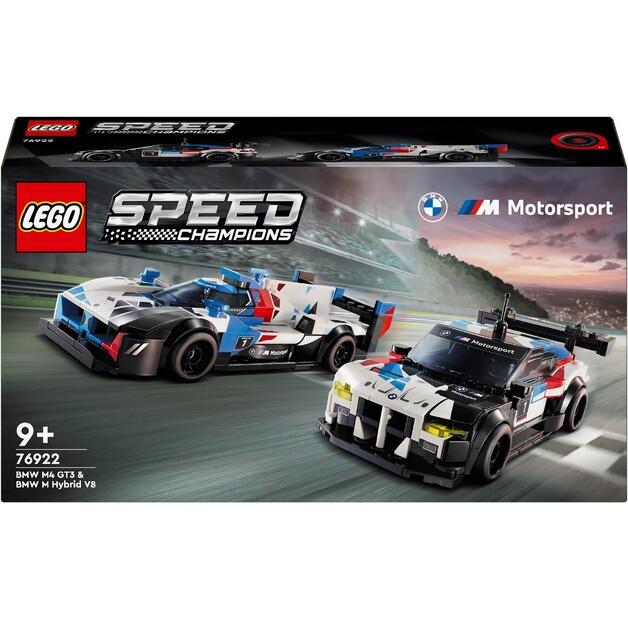 LEGO Speed ​​​​Champions 76922 BMW M4 GT3 și BMW M Hybrid V8 Racing Cars