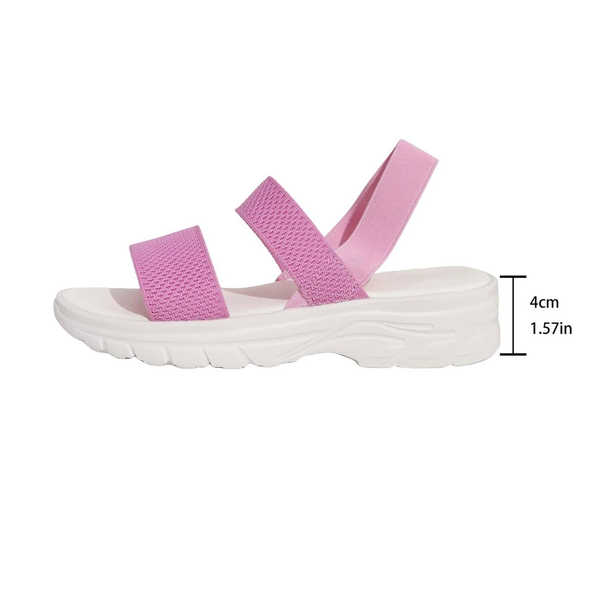 

Модные женские босоножки на танкетке на каблуке-танкетке с змеевидным каблуком. Летние новые босоножки для вечеринок на платформе и высоком каблуке. Туфли-лодочки. sandalias mujer. 36 розовый