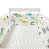 Cotton Baby Anti-Collision Crib Bumper Pad - Removable & Washable, Anti-Pinch Design for Newborns