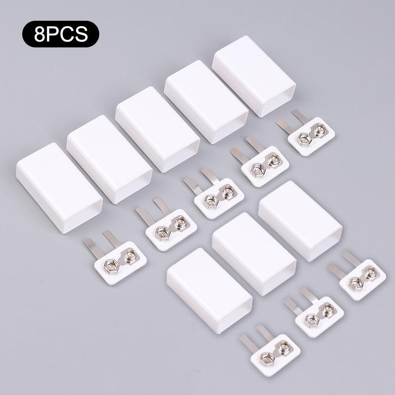 1/5/8 Stück 9V Typ-C Batteriegehäuse 6F22 Lithiumbatterie Aufbewahrungsbox Quadratischer Batteriehalter Tragbarer Batterieclip-Behälter