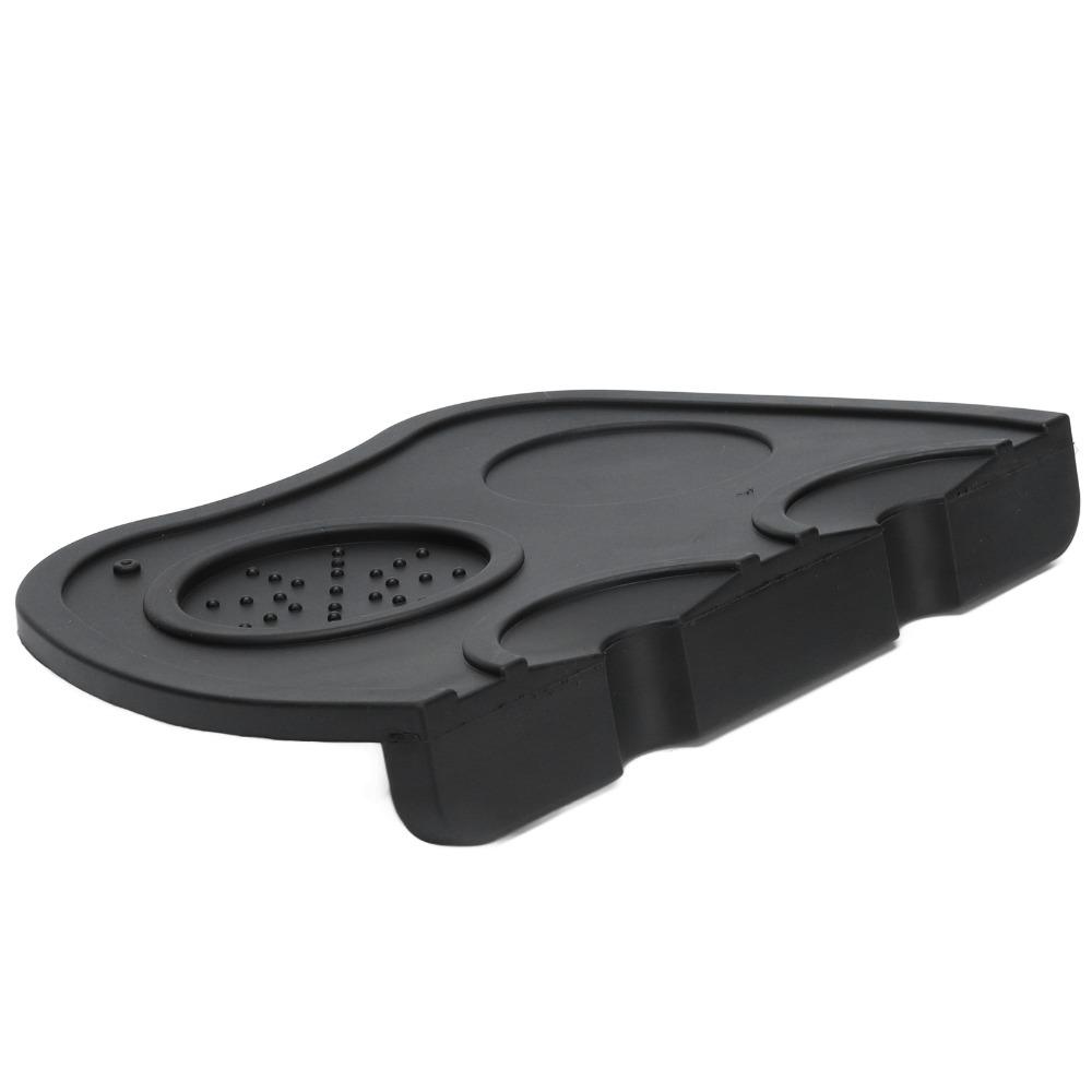 Food Grade Silicone Coffee Tamper Pad Heat Resistance Corner Tamping Mat For Home