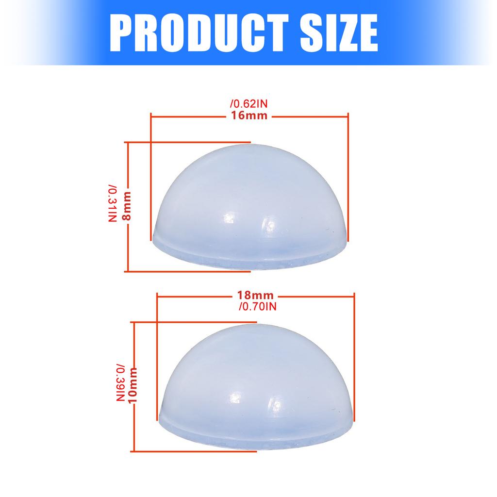 8Pcs/pack Soft Rubber Support Feet For Speaker Music Player Laptop To Reduce Vibration And Improve Sound Quality