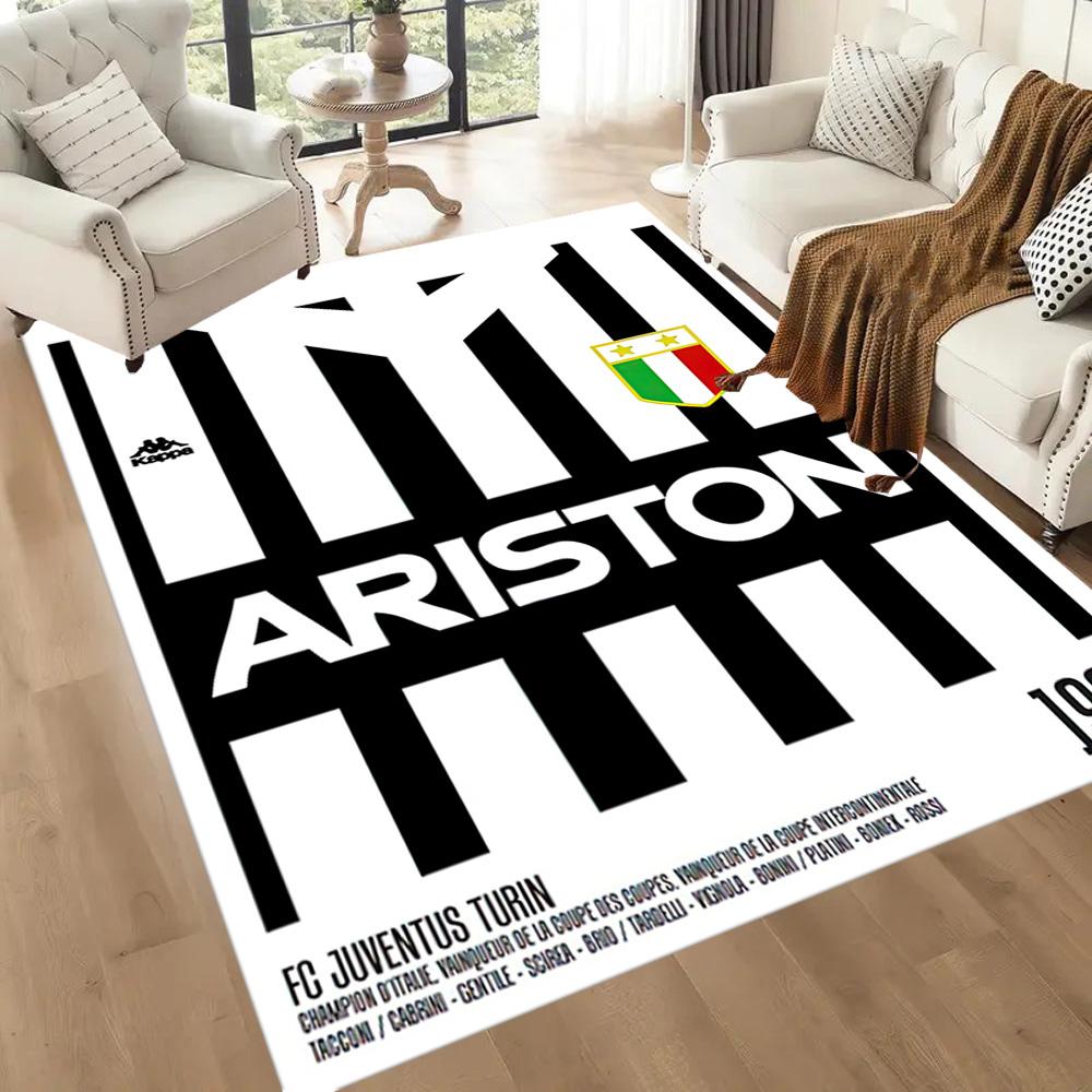 Juventus Area Rug Design For Kitchen Balcony Game Room Hallway Antislip Rug Decorate Offices Luxury Gift For Birthday Christmas Wedding