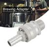 1/2in Female Thread Stainless Steel Quick Connector Adapter for Brewing Beer  Less Than Br More Than