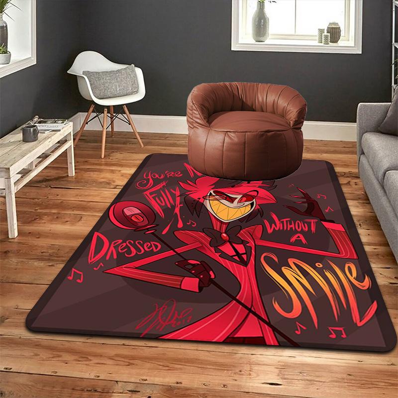 Hazbin Hotel Rug Floor Mat for Living Room or Bedroom Soft and Comfortable Carpet a Gift for Birthday and Holiday.NFF0928350