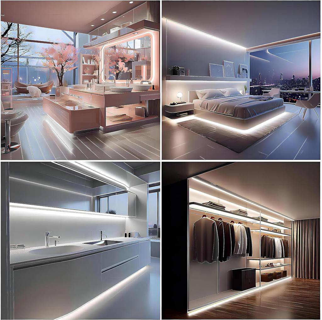 1M-5M USB LED Streifen Licht 5V 320LEDs/M COB Touch Sensor Dimmbare Lampe Band DIY TV Spiegel Hintergrundbeleuchtung Küche Zimmer Nacht Beleuchtung