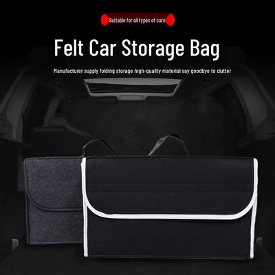 Felt Organizer Bag: Foldable Storage Pouch and Handbag for Tools, Car Trunk & More