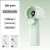 Rechargeable Handheld Mini Fan with Long Battery Life, Quiet Cooling, Powerful Turbine, Portable Design, and Spray Humidifier Feature