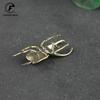Solid Brass Insect Trypoxylus Figurines Miniatures Tea Pet Funny Beetle Crafts Collection Desktop Small Ornament Home Decoration