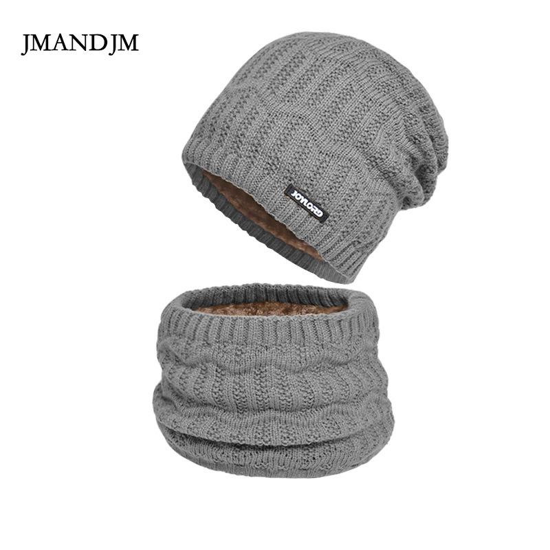 Осенне-зимняя теплая вязаная шерстяная шапка для мужчин и женщин в нейтральном — фото 10