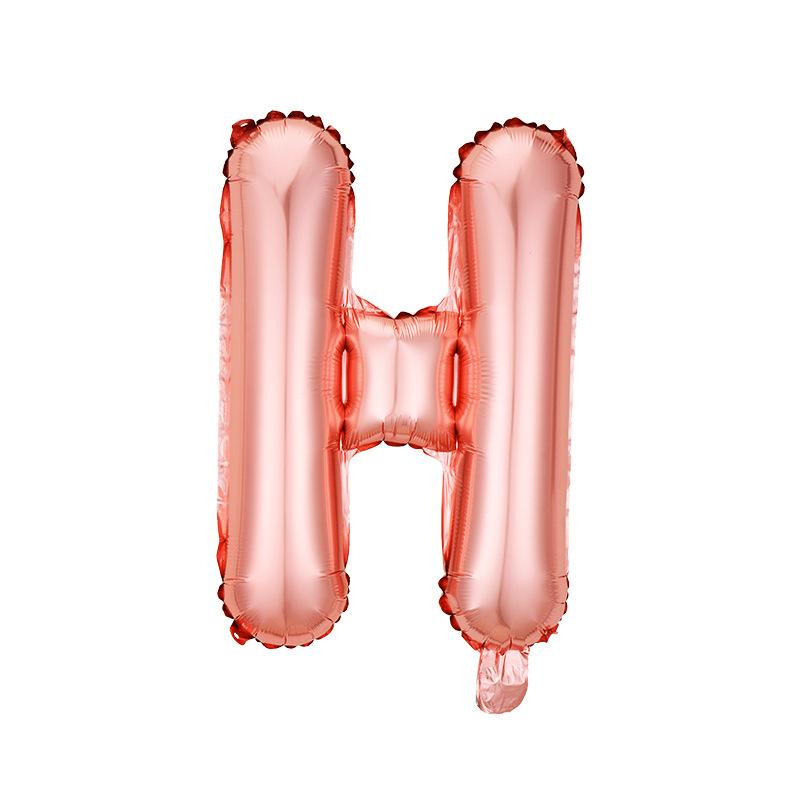 Skinny 32-Inch Rose Gold Letter Balloon Birthday Party Decoration Aluminum Film Balloon Silver Gold Helium Floating In The Air