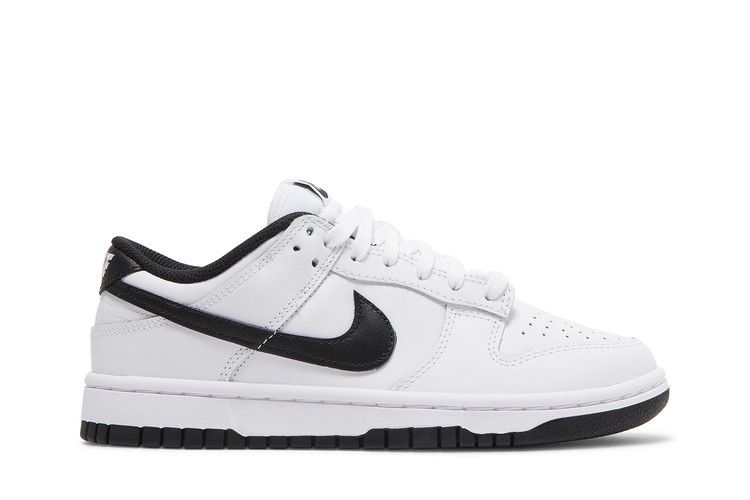 Baskets Femme Nike Dunk Low Blanc Noir (2022) (aux femmes) Blanc noir
