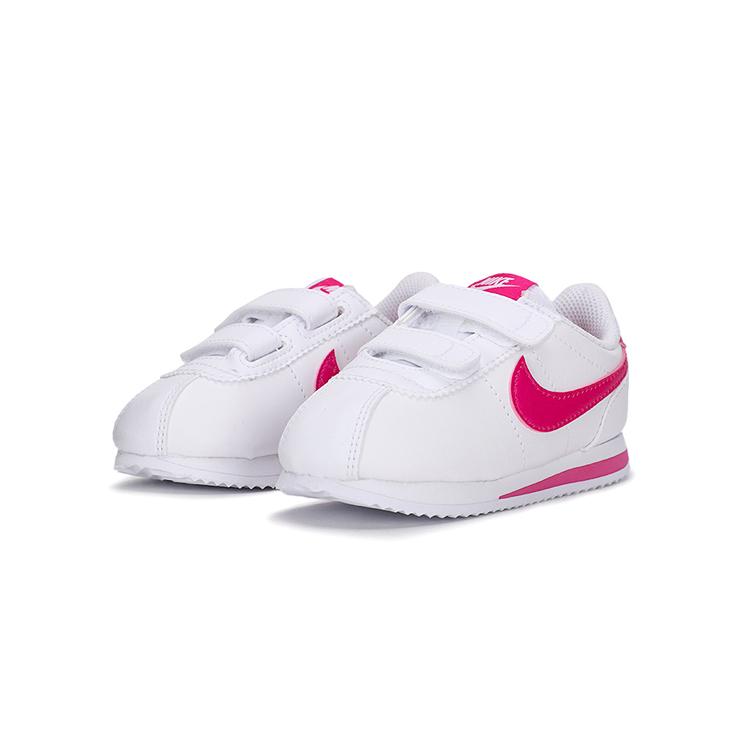 Nike Scarpe da Corsa Cortez Basic SL Antiscivolo Ammortizzate Resistenti all'Abrasione Basse Rosa Bianco Neonato e Bambino 904769-109
