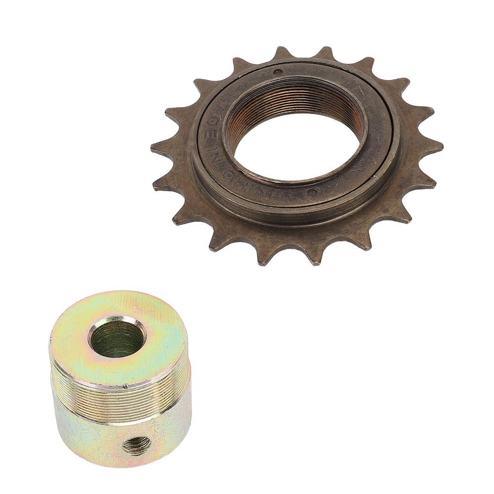 18T Bicycle Freewheel Steel Threaded Bike Freewheel Single Speed Freewheel for Single Speed Bikes