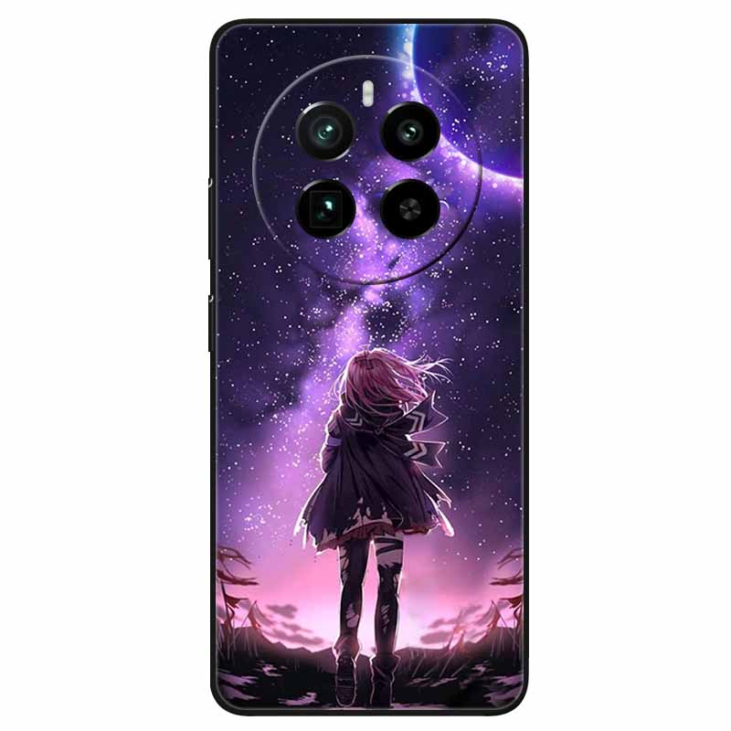 For Realme 12 4G Case Black Silicone Lovely Cute Soft TPU Phone Cases On Realme12 4G Protect Bumper Cover Shell Coques 6.67''