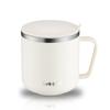 Tazze da caffè in acciaio inossidabile 304 da 400 ml Tazze portatili Isolamento termico Antigoccia Tazza thermos Casa con coperchio e manico Tazza