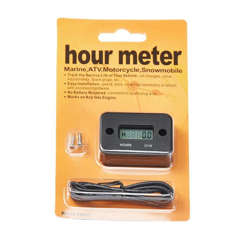 Motorcycle, Chainsaw, Lawnmower, ATV, Go-Kart Engine Hour Meter & Timer
