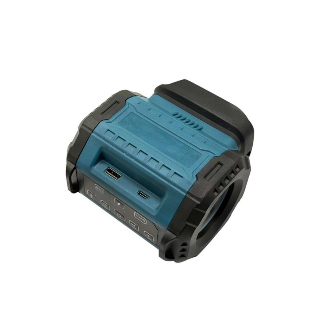 Workshop Use 18V Battery Speaker Shoulder Strap Included Battery Powered Speaker Usb Charger 360 Omnidirectional Sound