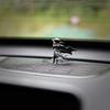 Trendy Car Decoration Ornaments Personalized Handsome Black Swordsman Ornament For Interior Countertop Desktop Plastic Sculpture