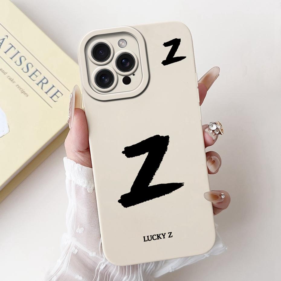 New Fashion Letter Phone Case For iPhone 15 Pro Max 15Pro Soft Silicone Shockproof Cases For iPhone15 15ProMax Covers Bumpers