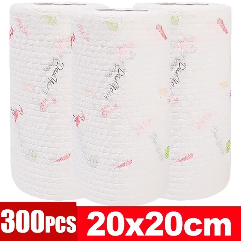 Non-Woven Disposable Cleaning Cloths Rags For Household Kitchen Dishwashing Scouring Pads Dishcloths Wipes Towels Cleaning Tools