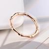 New Chinese-style Gaosheng Bamboo Ring Titanium Steel Vacuum Electroplating Index Finger Ring Women's National Style Accessories