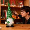 Christmas Gnomes Decorations Green Cute Doll Home Decor Swedish Tomte Gnomes Faceless Doll for Desk Table Shelf Mantel Tiered