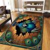 Animal drilling black panther Carpet Rug for Living Room Bedroom Home Sofa Decoration,Kids play Non-slip Floor Mat