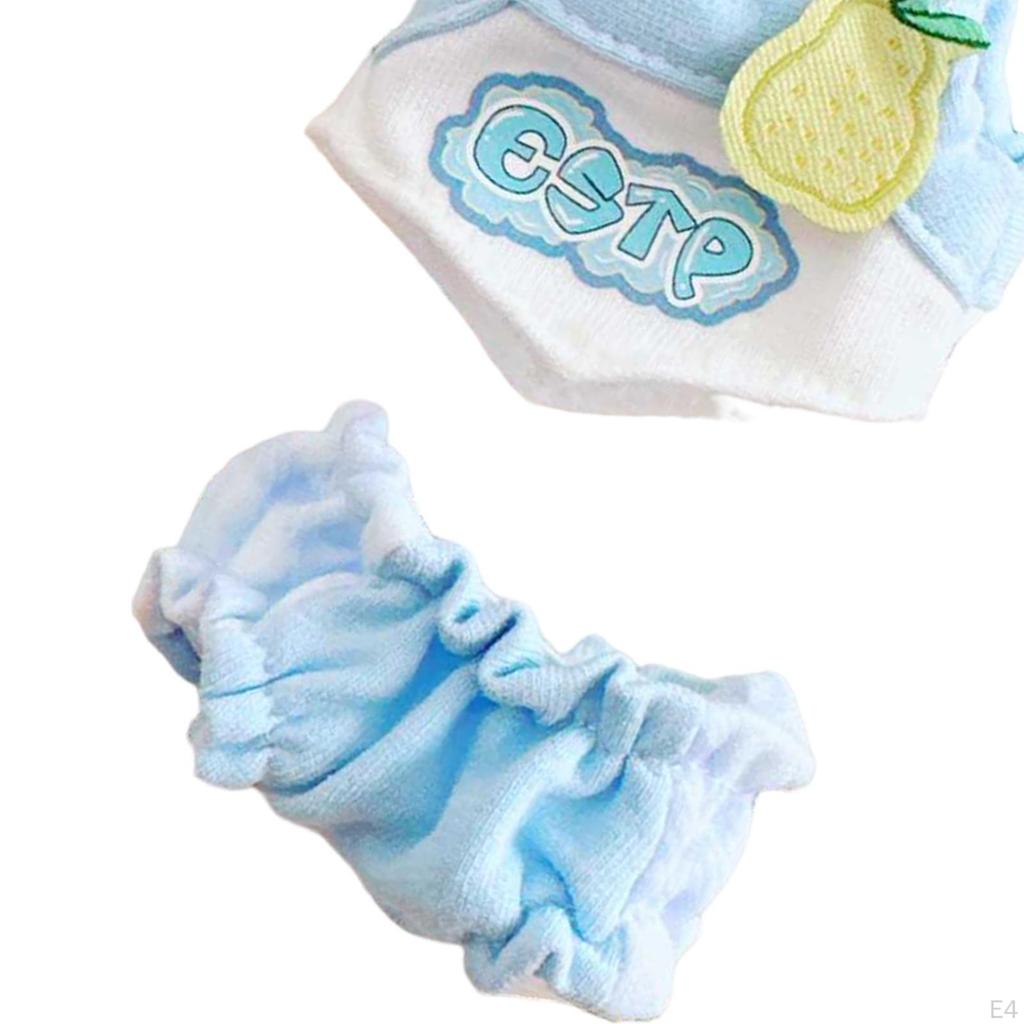 2 Pieces Doll Vest And Shorts Set for Creative Dress Up - DIY Accessories Dolls