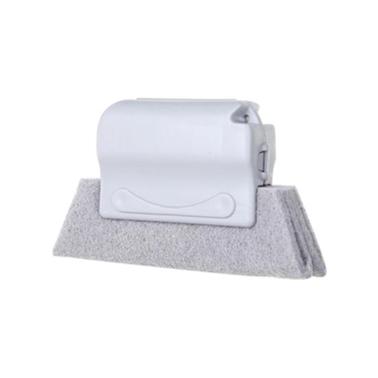 

Чистящая тканевая щетка для окон, канавки, зазоры, слот, съемный инструмент для чистки кухни светло-серый