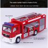 1/64 Vehicul de inginerie pentru om din aliaj de simulare pentru copii, camion de pompieri, vehicul de transport, jucării rafinate turnate sub presiune, cadou educațional de Crăciun