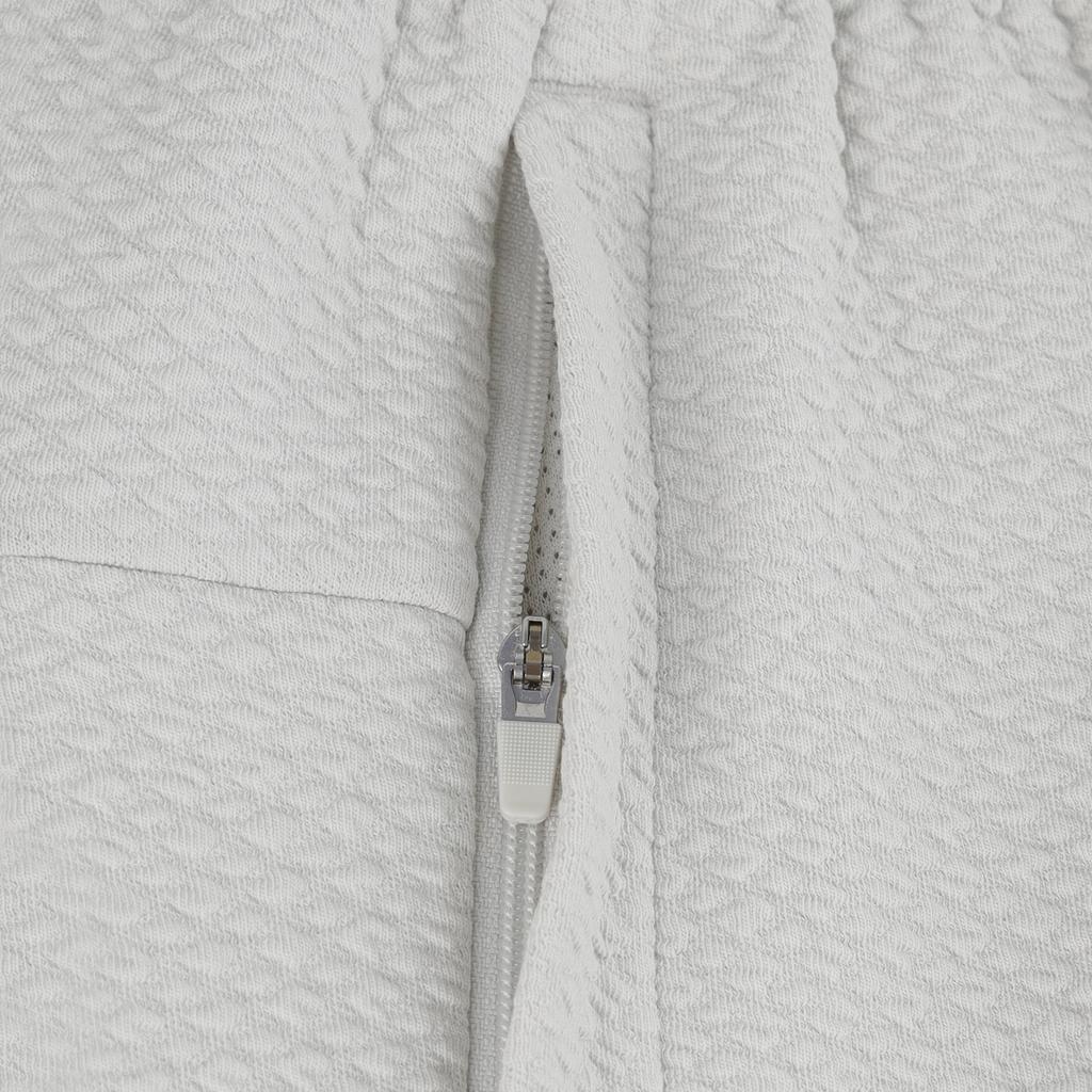 Li Ning CBA Summer Breathable Sweat-Absorbing Cotton Loose Basketball Training Shorts Unisex Shorts White-Birch-Gray AKSV833-2