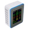 Quality Meter 12 In 1 WiFi CO2 TVOC HCHO Temp Humid Smart Detect Indoor Battery Powered with Time Display