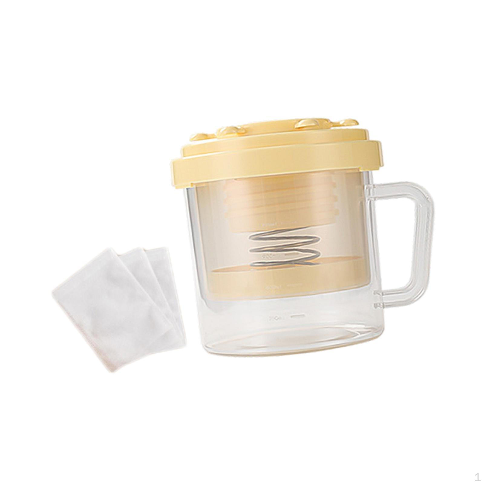 

Греческий йогуртовый фильтр-сепаратор для сыворотки с мелкой сеткой для овощей и орехов жёлтый